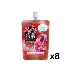 [N-0036-01] 오리히로 곤약젤리 꿀사과 제로칼로리 스탠딩 130g X 8개