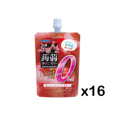 [N-0036-02] 오리히로 곤약젤리 꿀사과 제로칼로리 스탠딩 130g X 16개