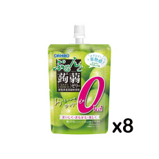 [N-0040-01] 오리히로 곤약젤리 머스캣 제로칼로리 스탠딩 130g X 8개