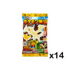 [N-0050] 포켓몬 놀이용 과자(화석박물관) 초콜릿맛 23g X 14개