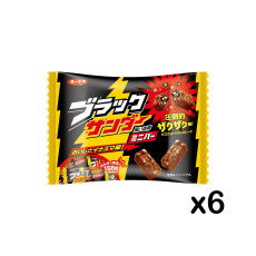 [N-0053] 블랙 썬더 미니바 158g X 6개