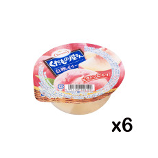 [N-0044-01] 타라미 과일가계 백도젤 160g X 6개
