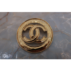 [500100129] CHANEL/샤넬 코코마크 라운드 브로치